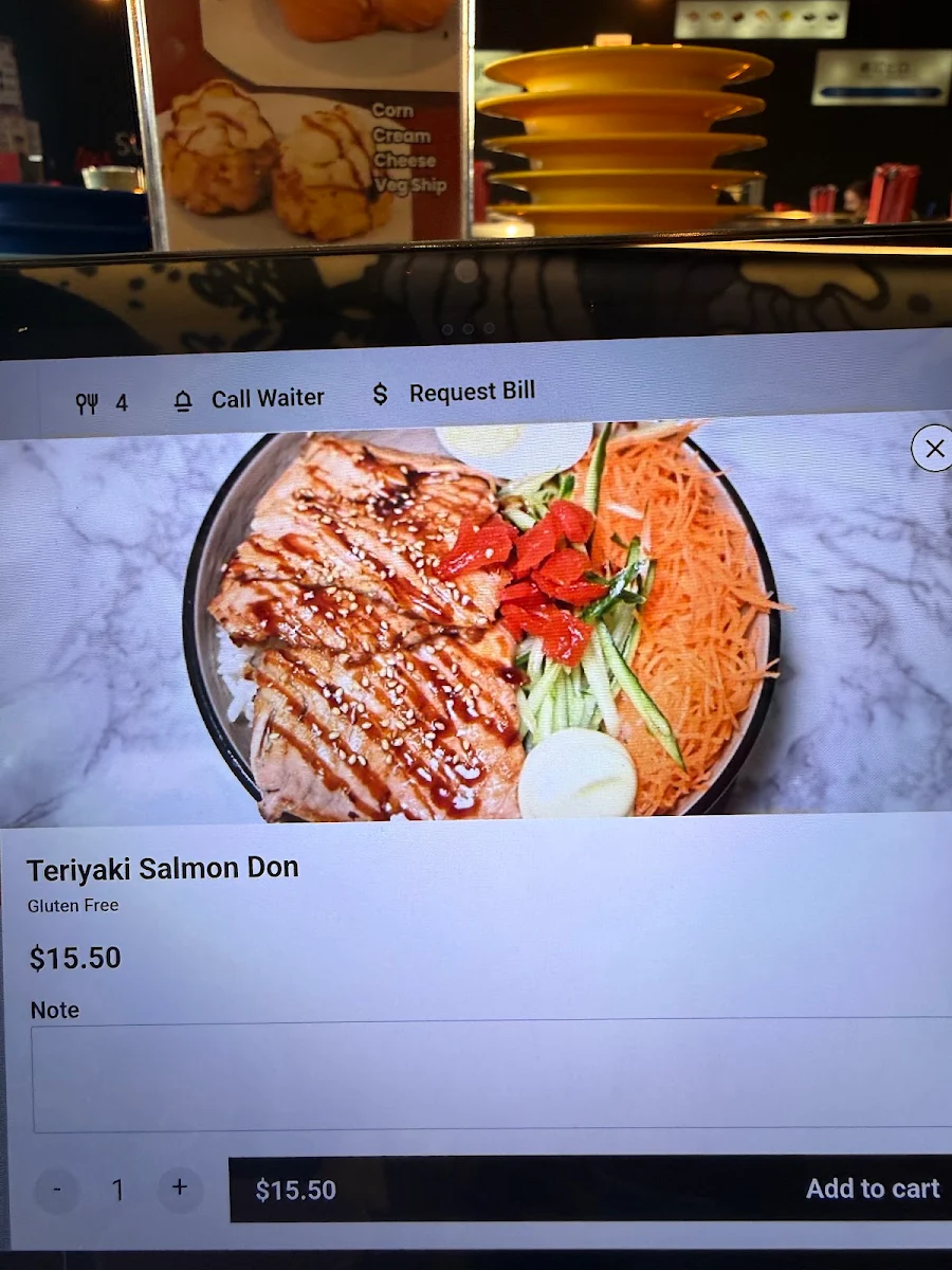 Menu, Sushi Hiro