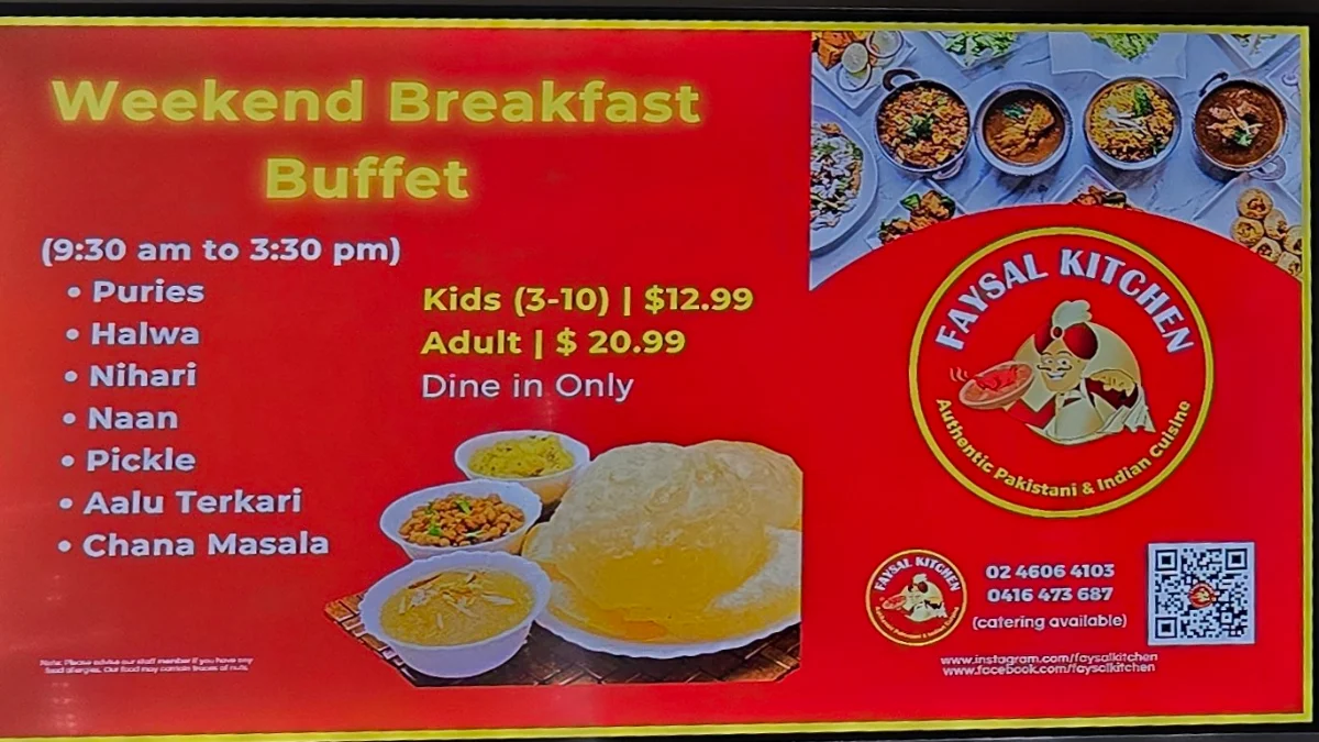 Menu, Alif Dining