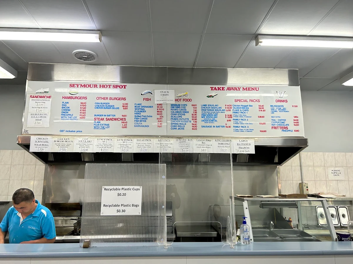 Menu, Hot Spot