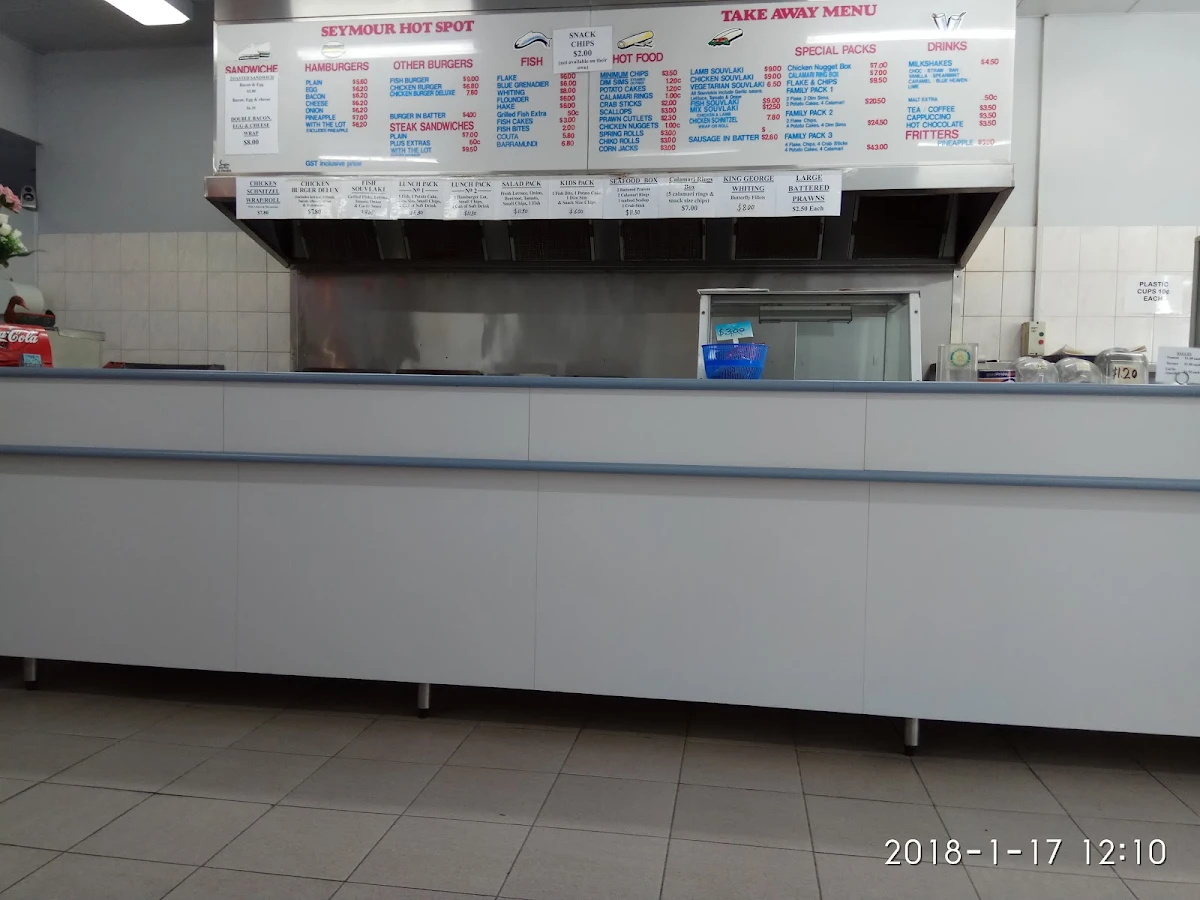 Menu, Hot Spot