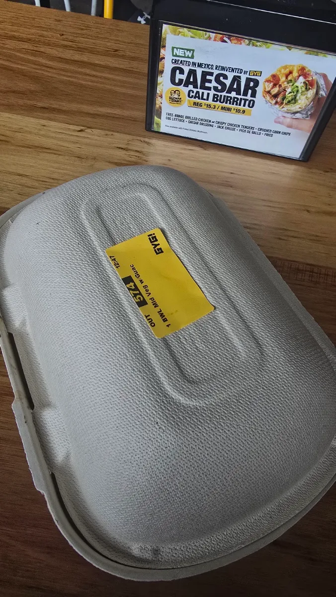 Menu, Guzman y Gomez - Seven Hills