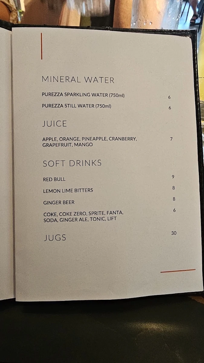 Menu, Meat District Co.