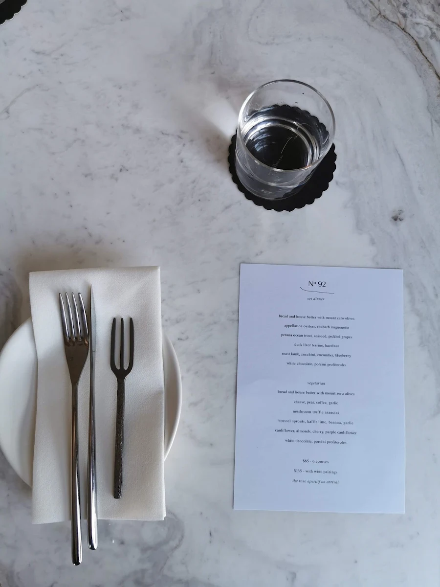 Menu, No 92 GPR