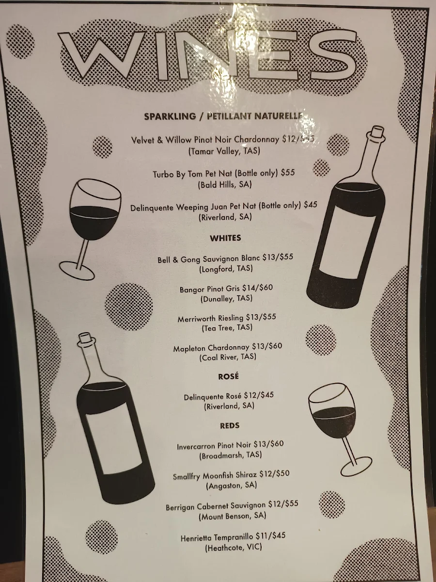 Menu, The Mayfair Bar