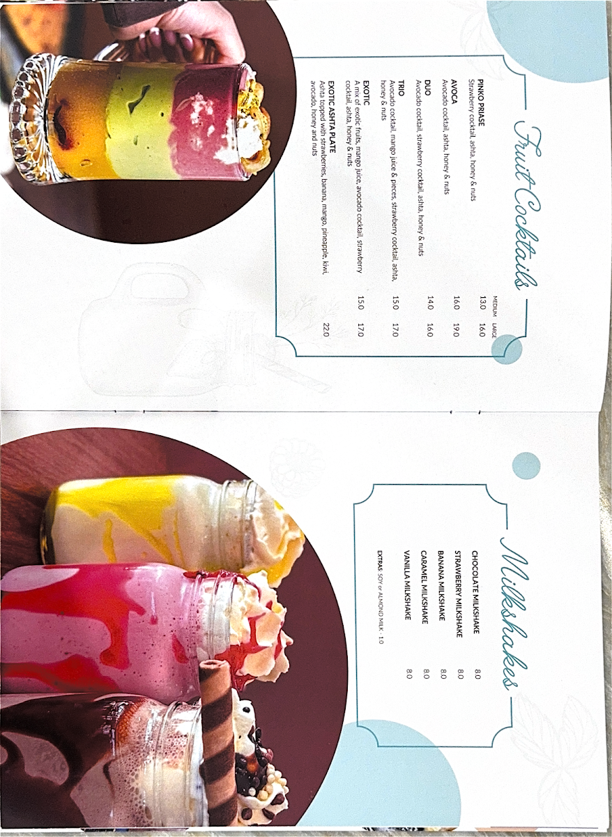 Menu, Profiterole Patisserie Roselands