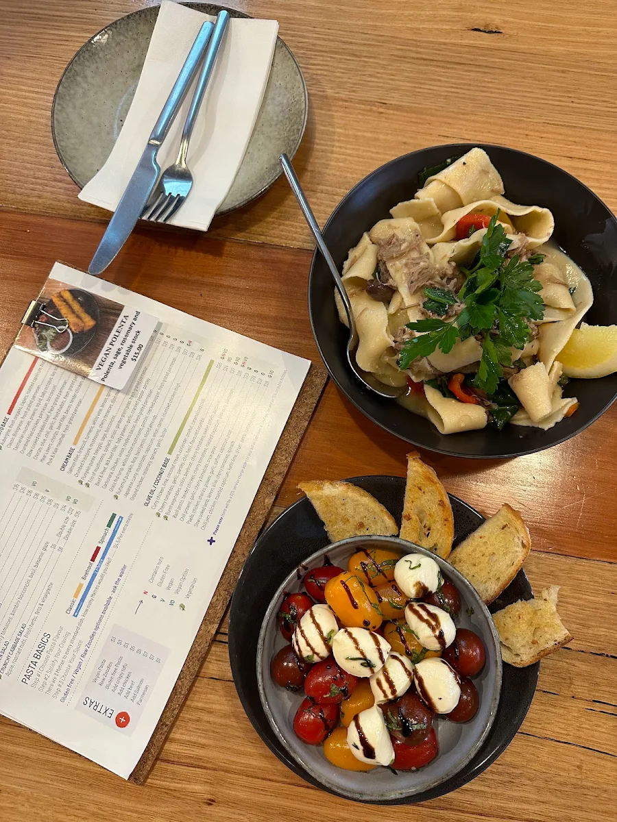 Menu, Solo Pasta
