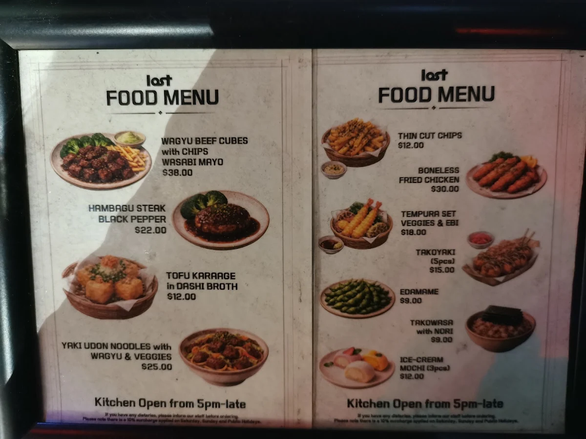 Menu, 𝑳𝒐𝒔𝒕 𝑩𝒂𝒓