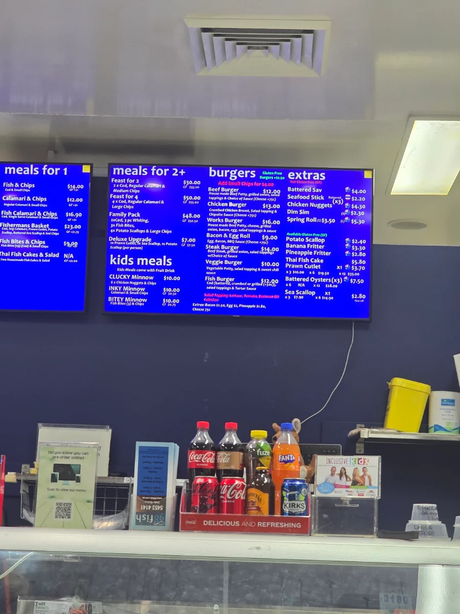 Menu, 98 Fish