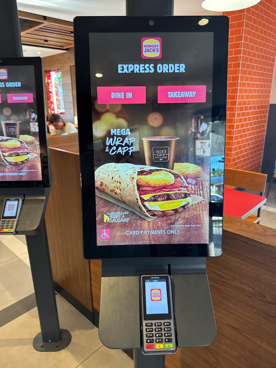 Menu, Hungry Jack's Burgers Victoria Point