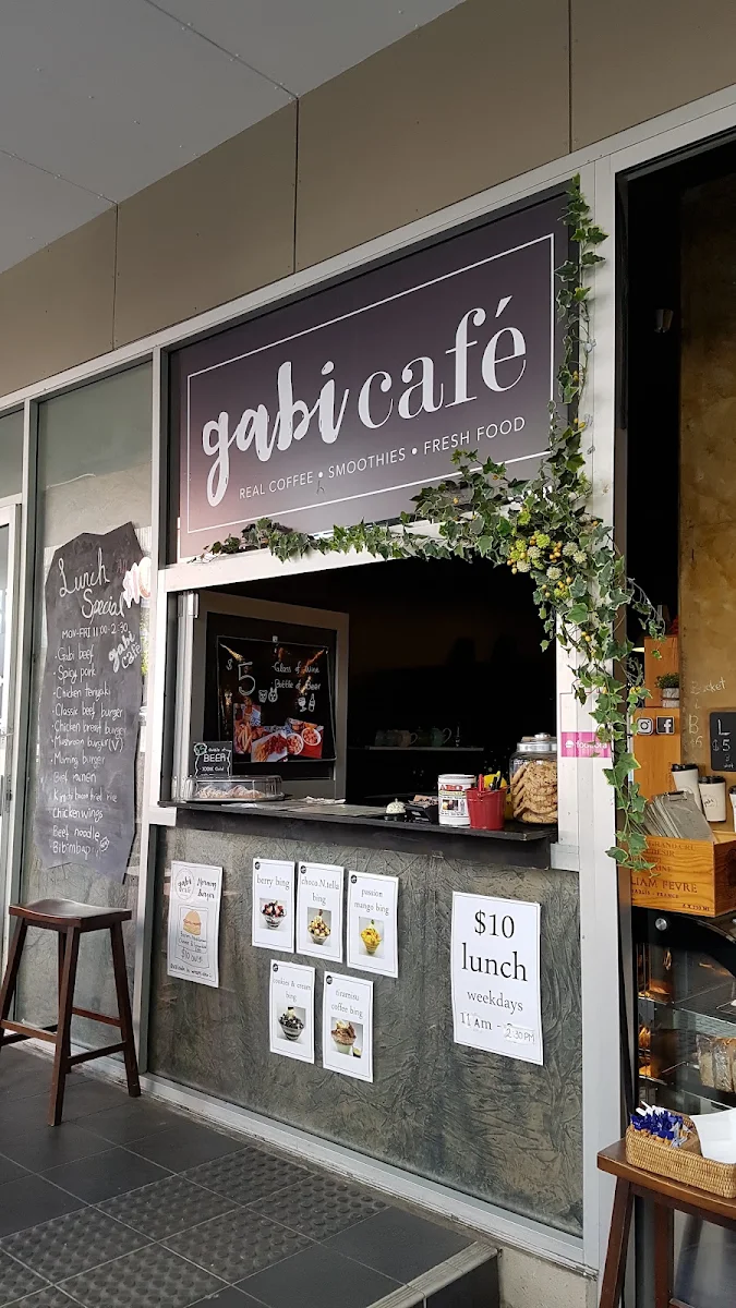 Menu, Gabi Cafe