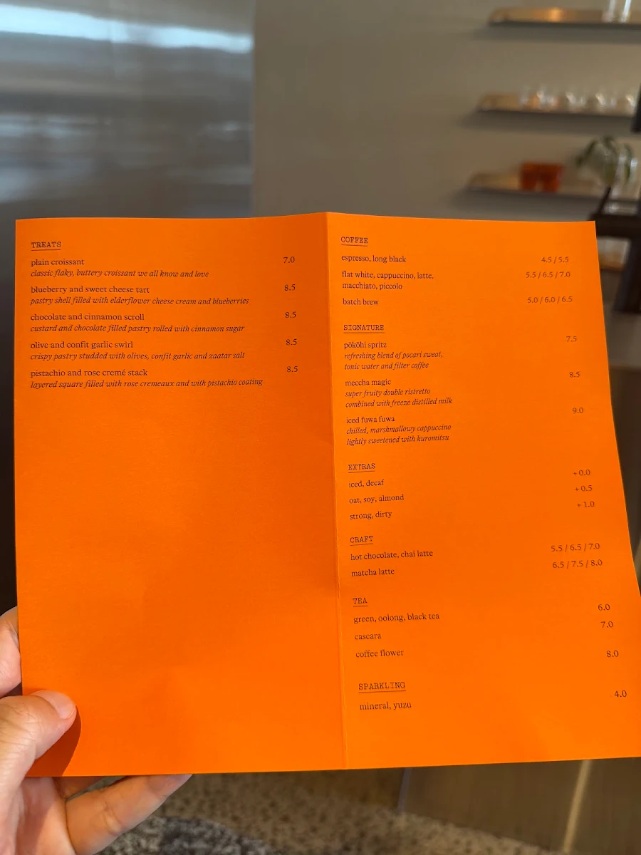 Menu, CATALOGUE