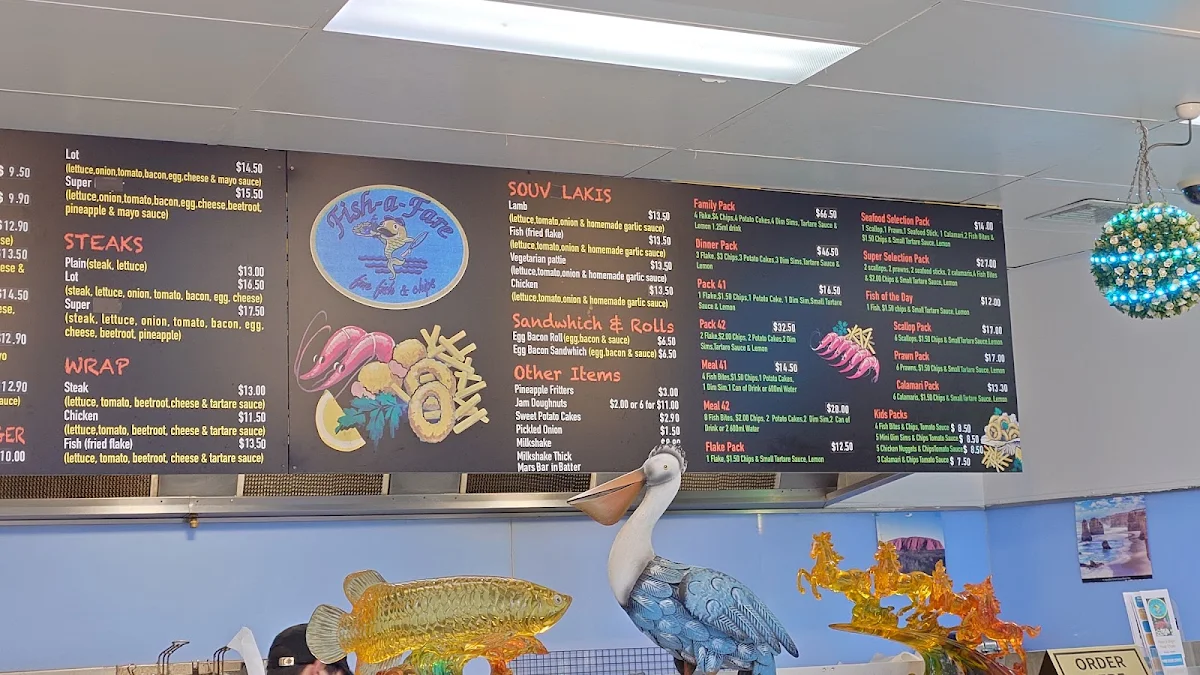 Menu, Fish-A-Fare