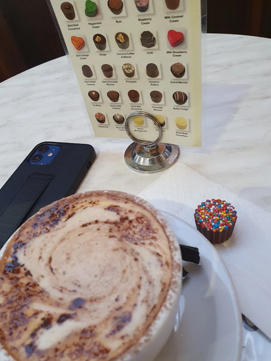 Menu, Hahndorf's Fine Chocolates, Greensborough Plaza
