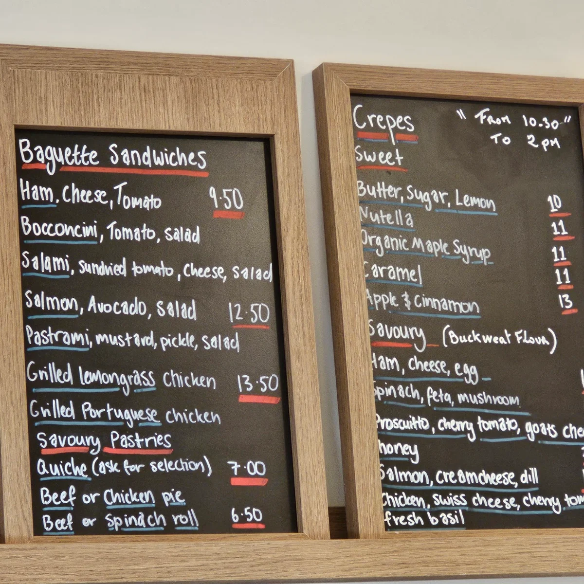 Menu, Le 76 patisserie & Bakery
