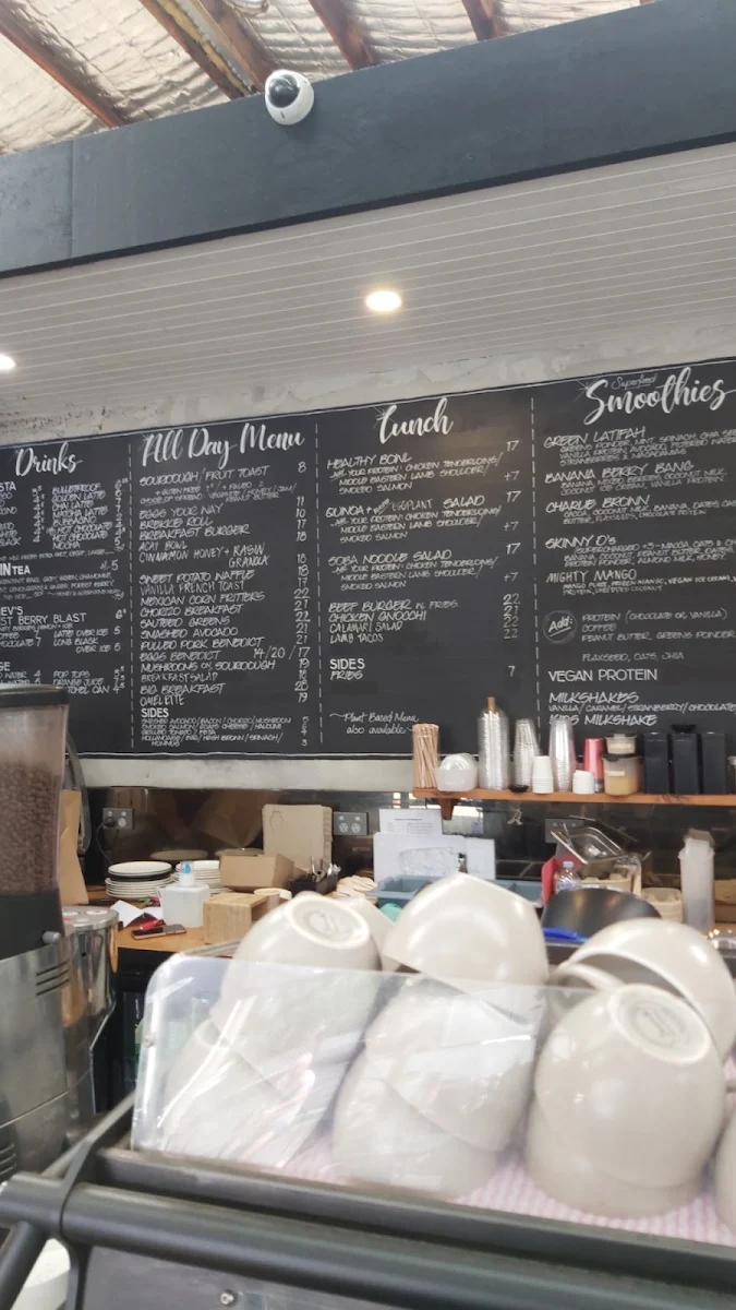 Menu, Skinny Dippers Cafe