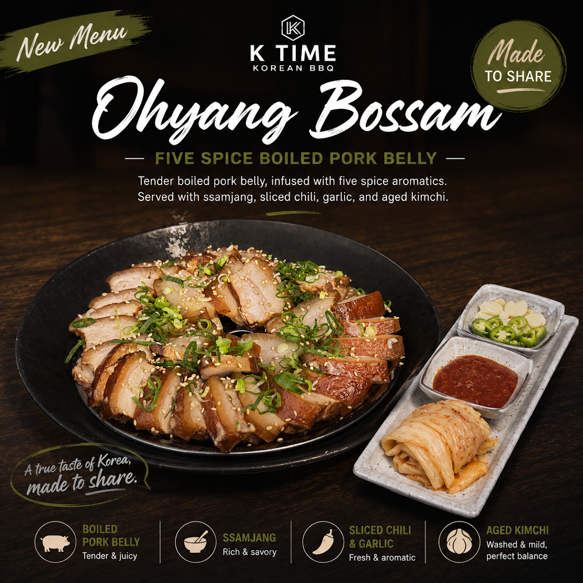 Menu, K Time BBQ Restaurant
