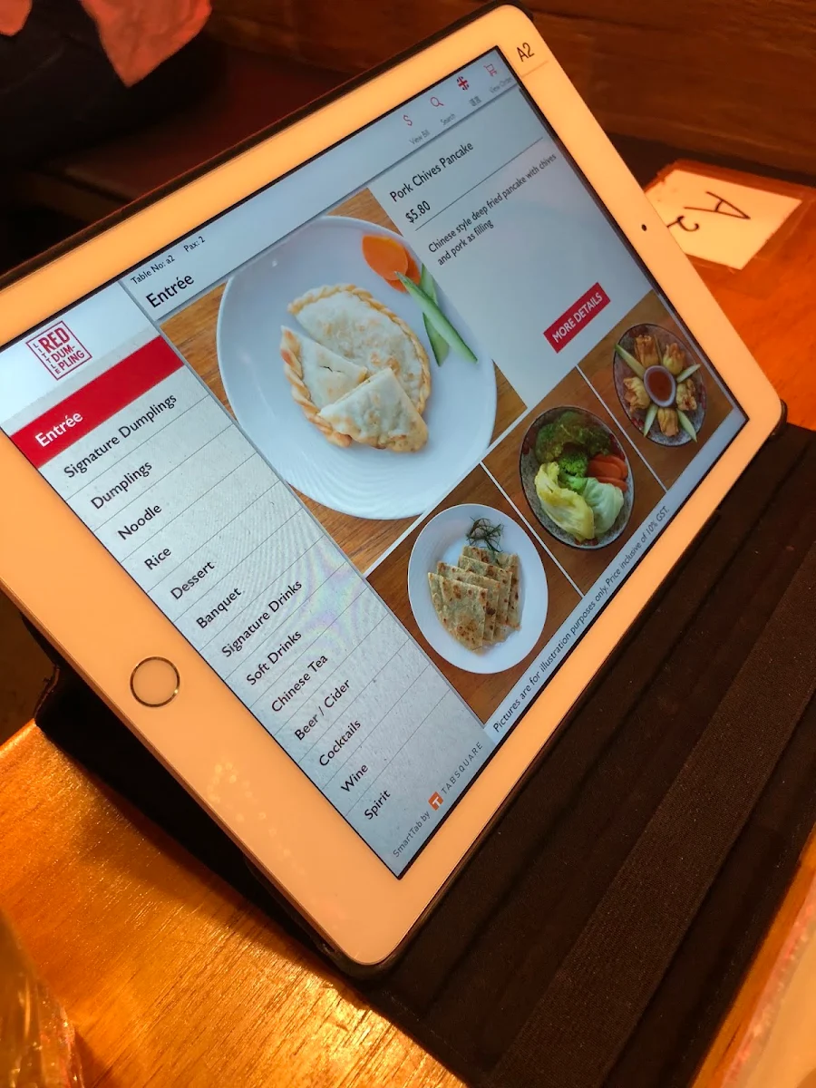 Menu, Little Red Dumpling Newmarket