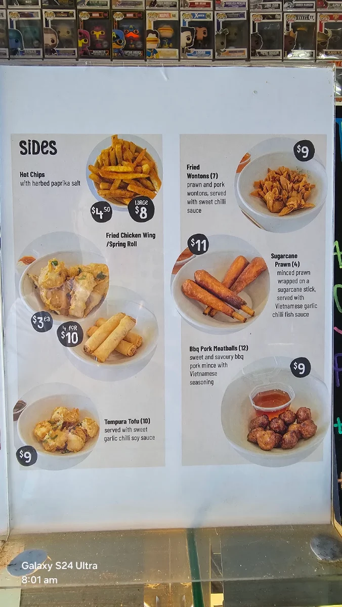Menu, Queen St Cafe & Store