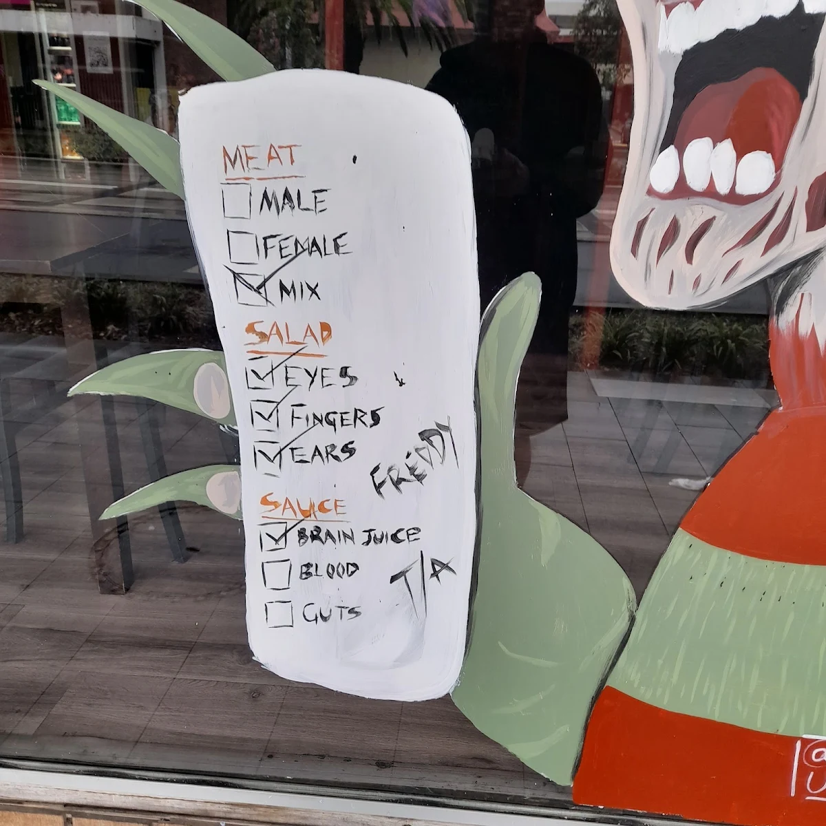 Menu, Istanbul in Parra