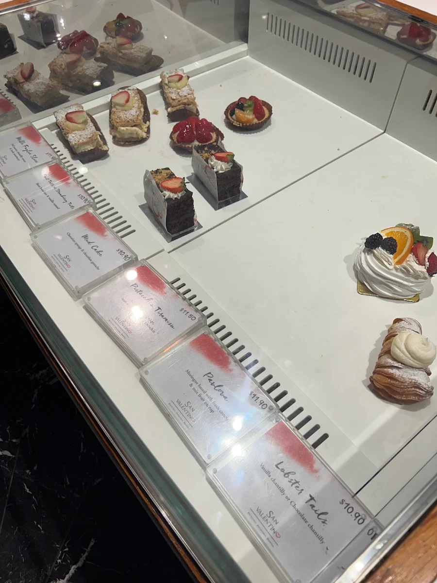 Menu, San Valentino
