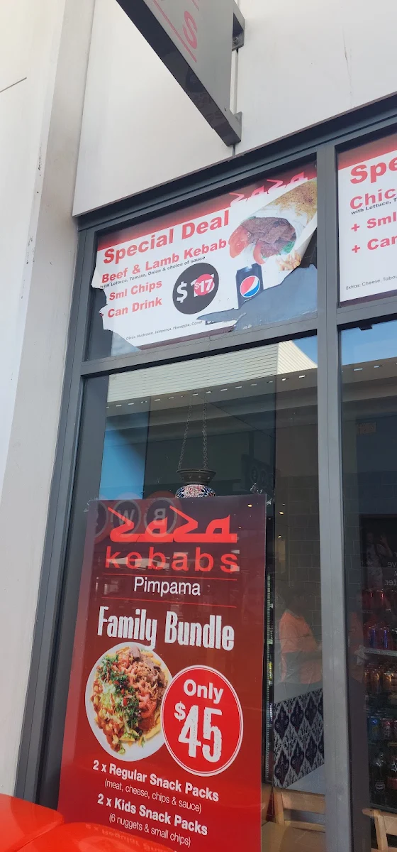 Menu, Zaza Pimpama