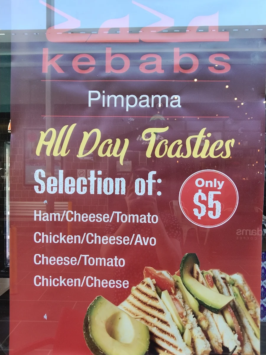 Menu, Zaza Pimpama