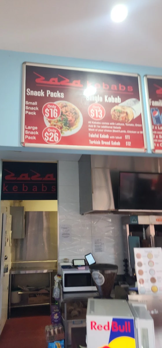 Menu, Zaza Pimpama
