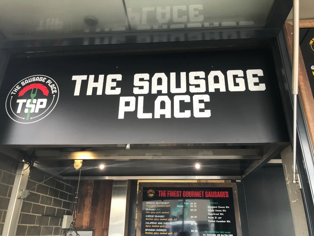 Menu, THE SAUSAGE PLACE