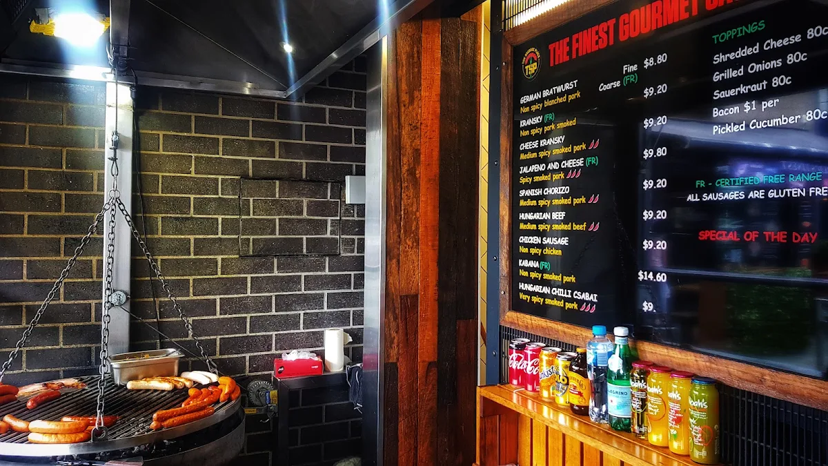Menu, THE SAUSAGE PLACE