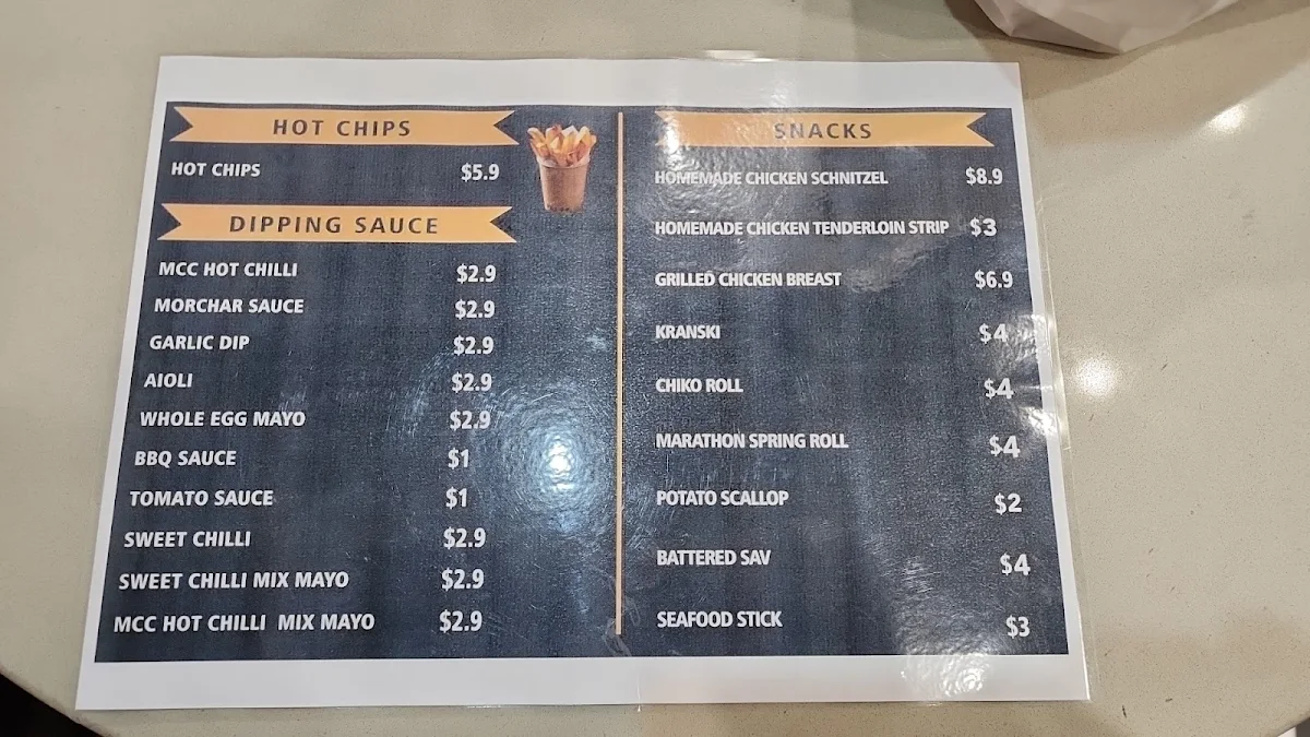 Menu, Wallace Burger