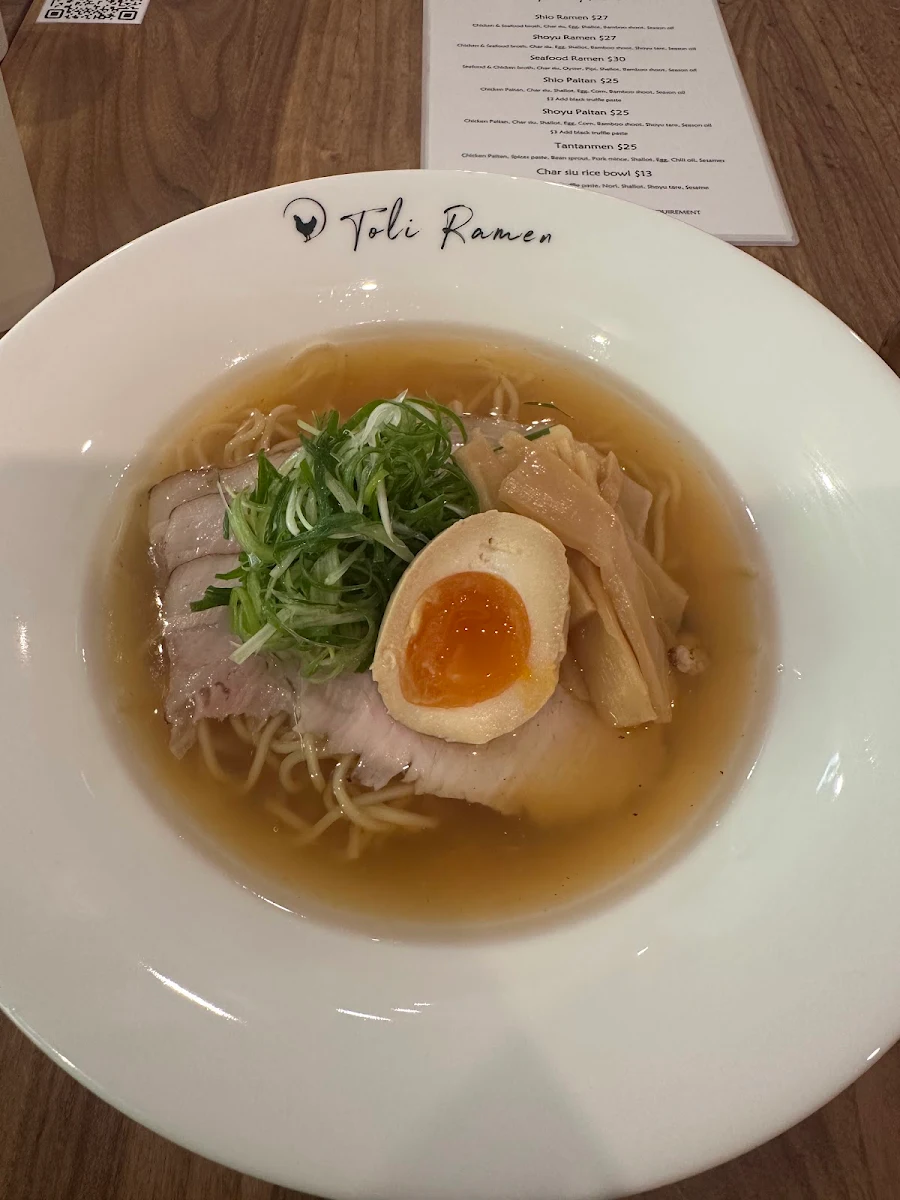 Menu, Toli Ramen