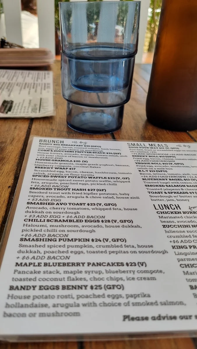 Menu, Bandwagon