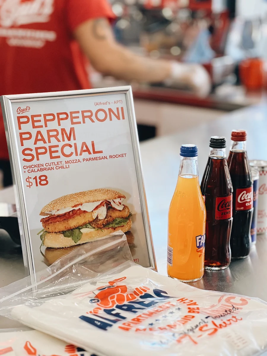 Menu, Saul’s Sandwiches