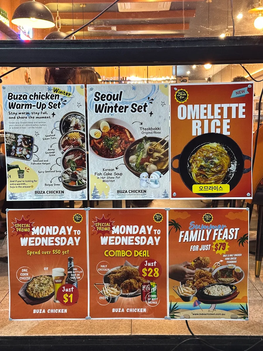Menu, Buza - Springvale