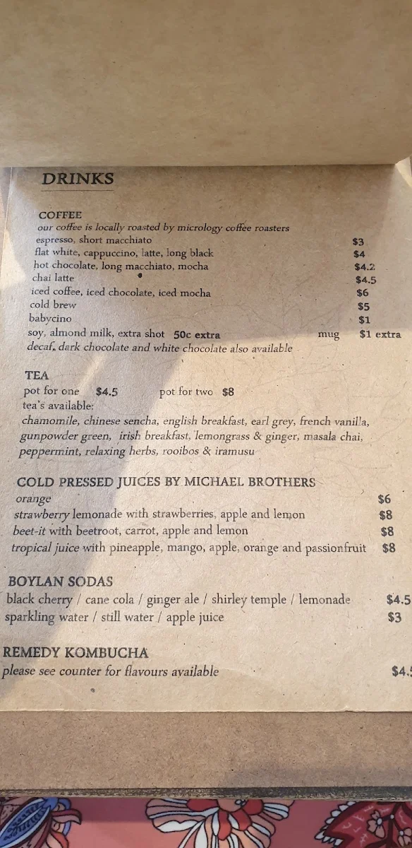 Menu, Gipsy Boy