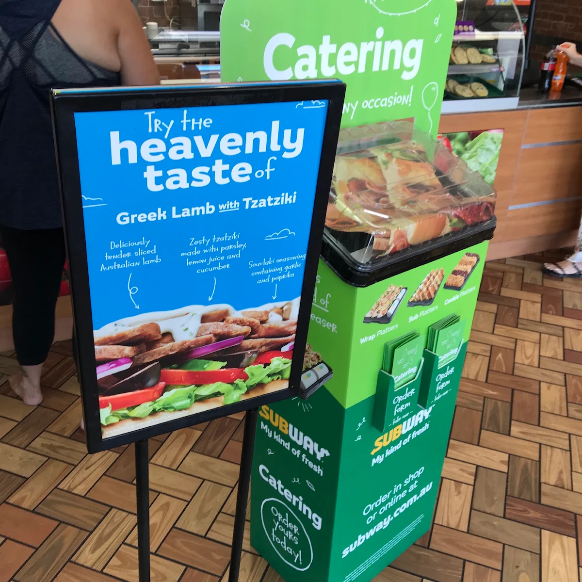 Menu, Subway