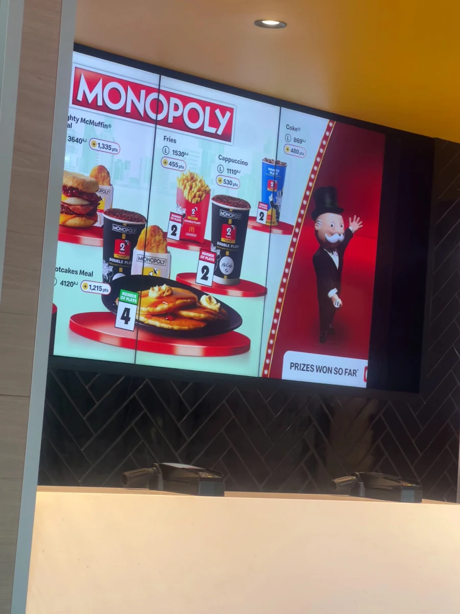 Menu, McDonald's Engadine