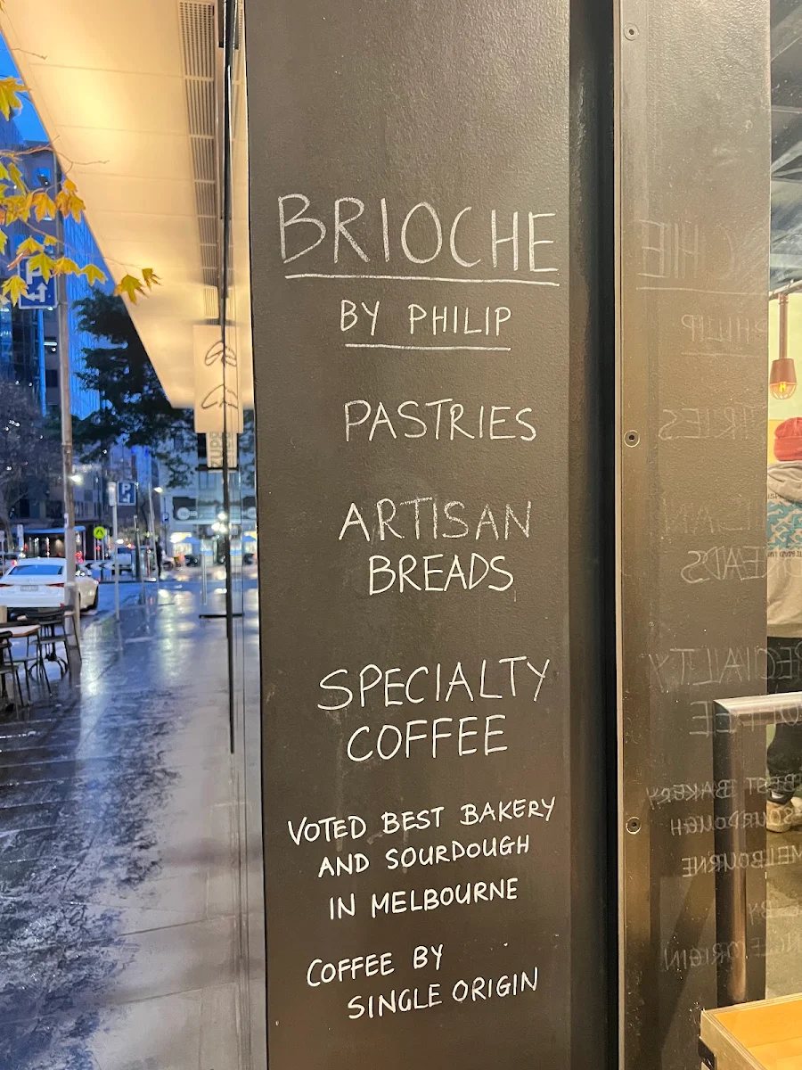 Menu, Brioche by Philip