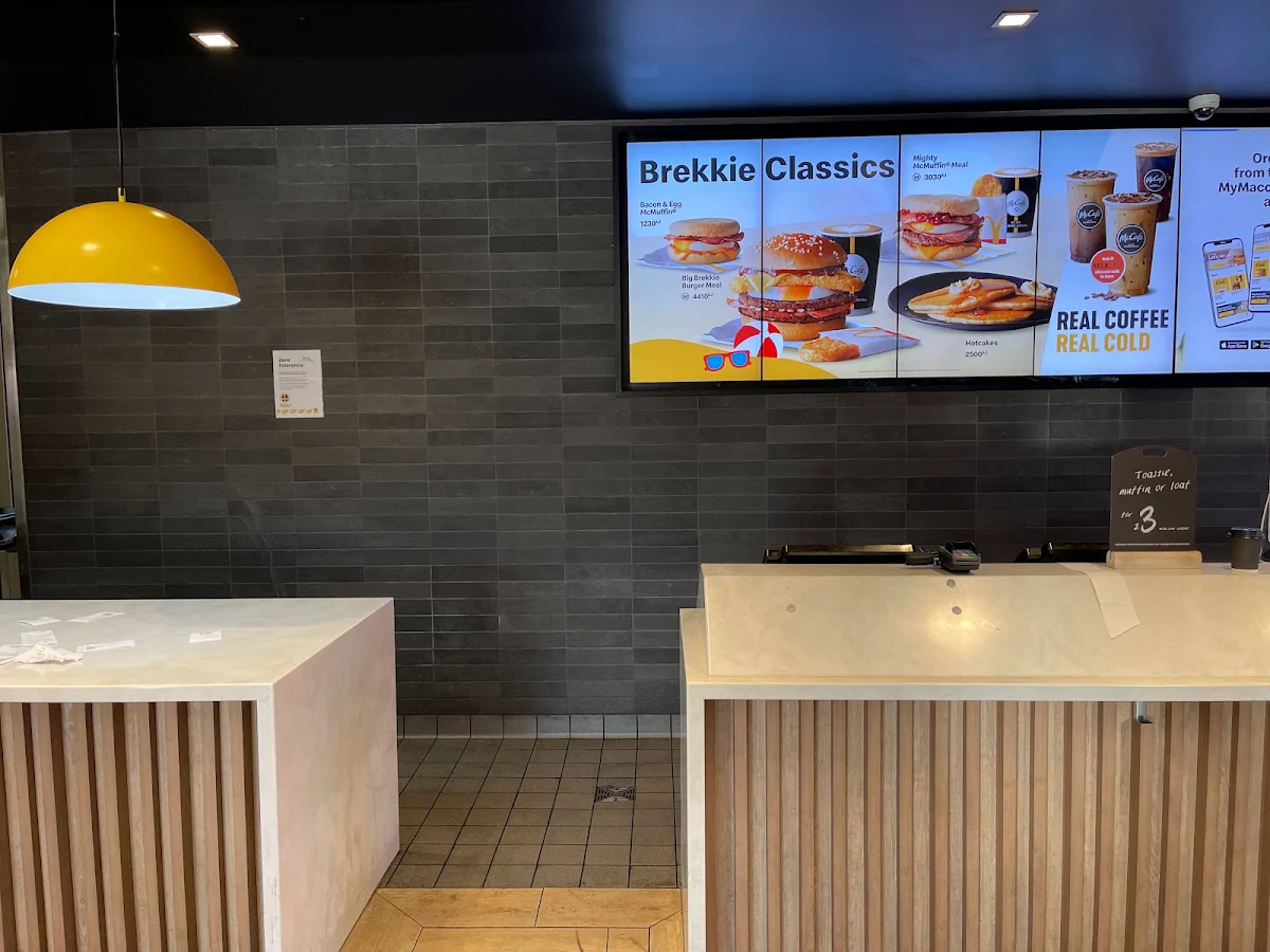 Menu, McDonald's South Nowra