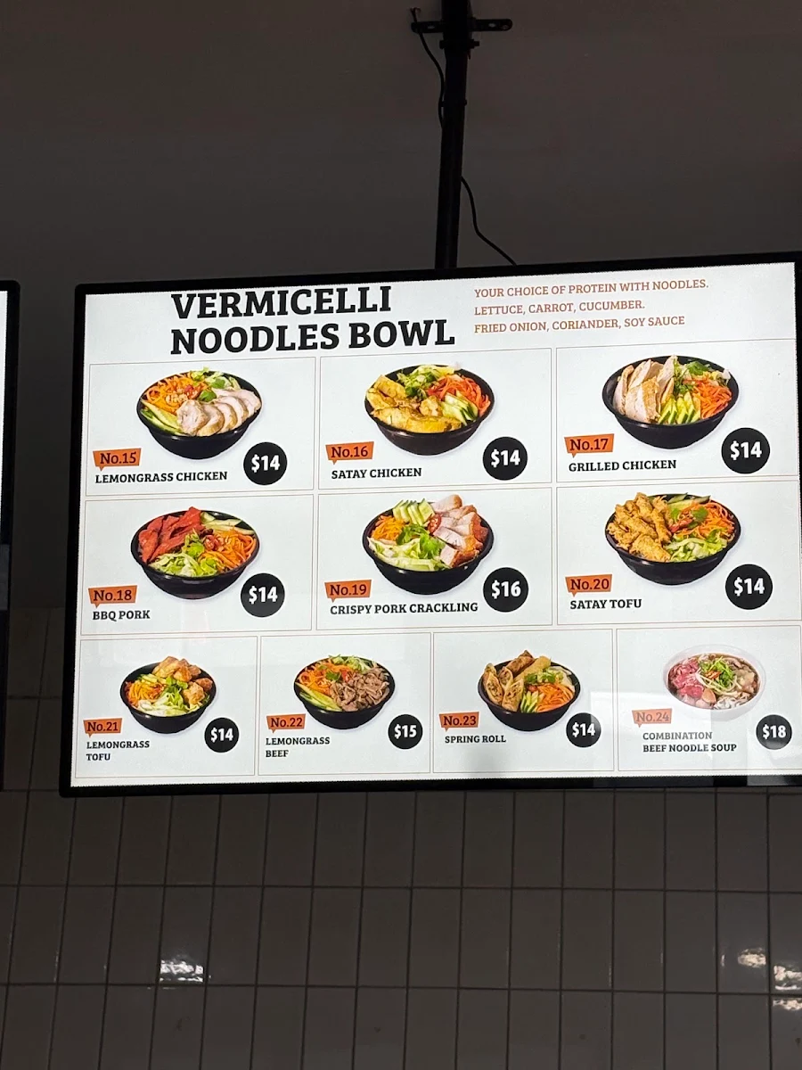 Menu, J & J Bakery