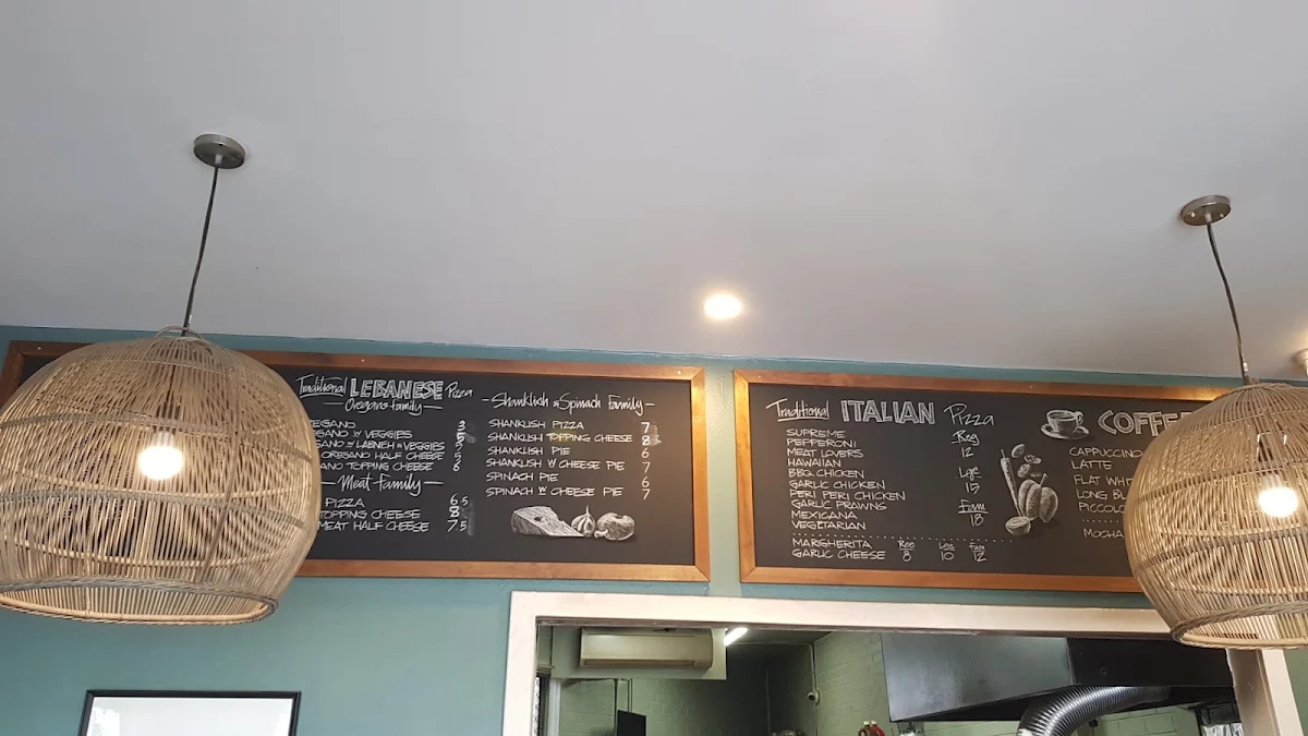 Menu, Asala Bakery