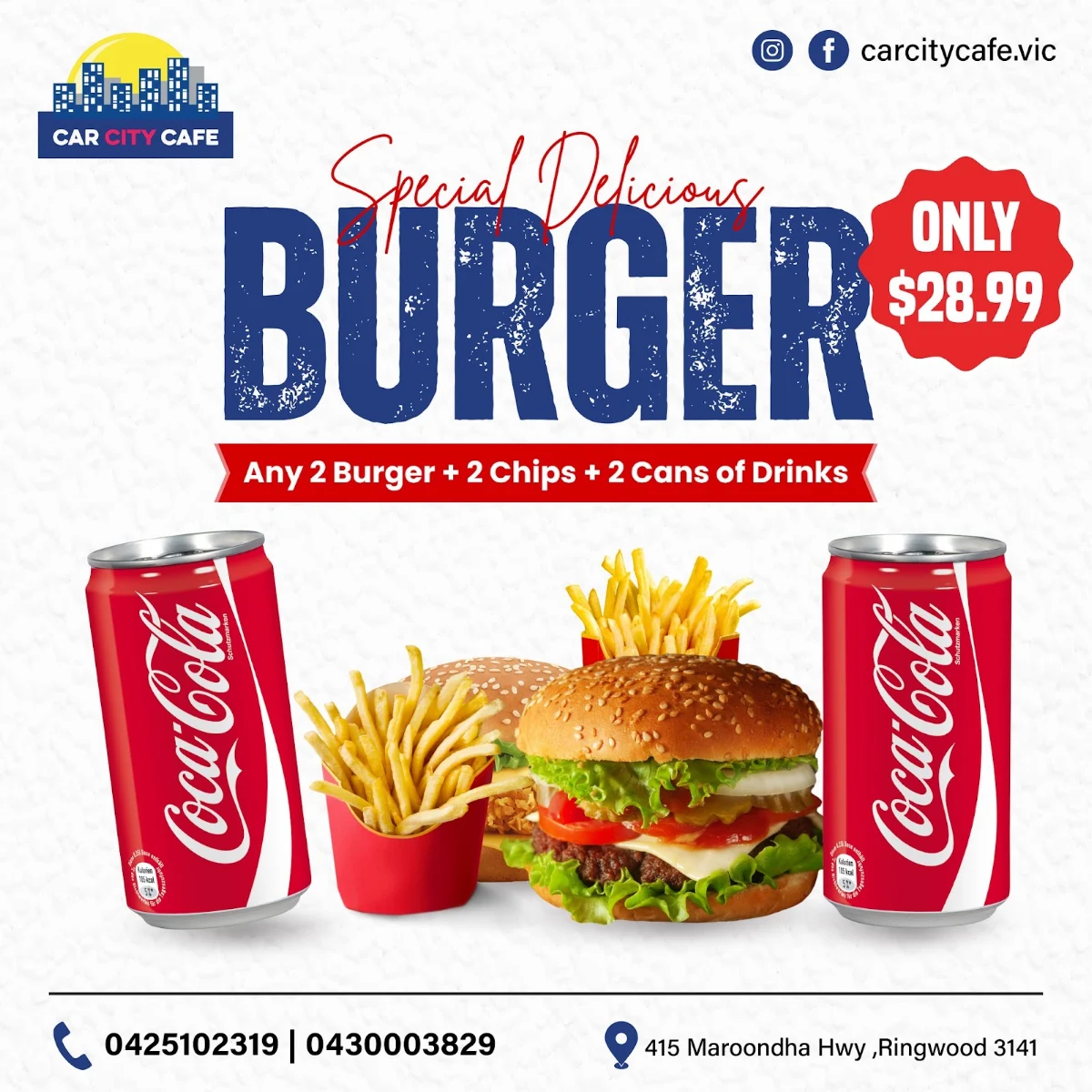 Menu, Car City Restaurant & Cafe | Best for Breakfast & Lunch in Ringwood