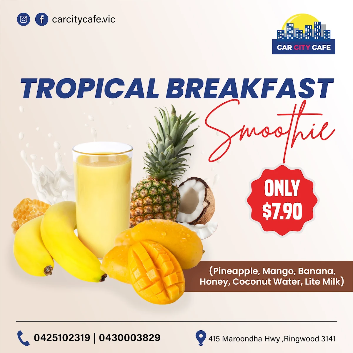 Menu, Car City Restaurant & Cafe | Best for Breakfast & Lunch in Ringwood