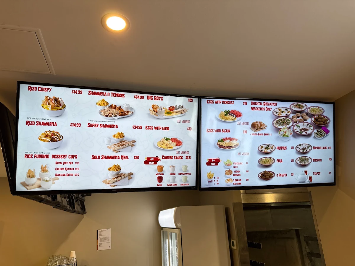 Menu, Charcoal Chooks