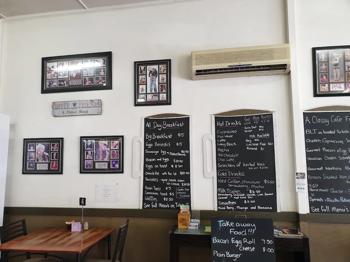 Menu, A Classy Cafe & Espresso Bar