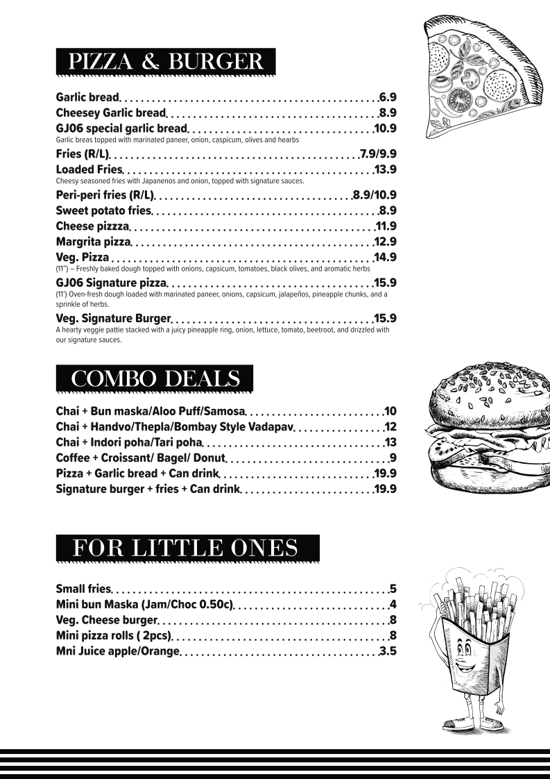 Menu, GJ06 ( The Magical 2D cafe & Bakehouse )