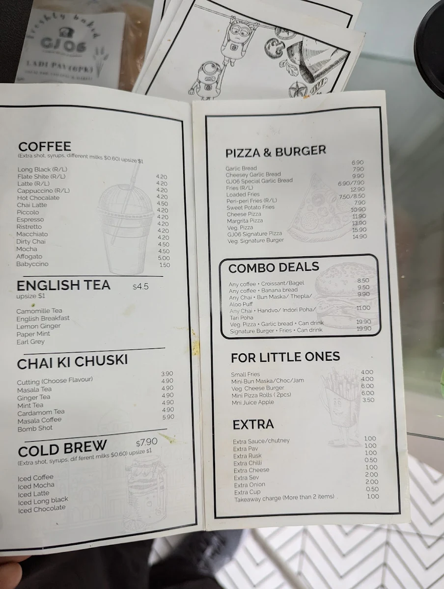 Menu, GJ06 ( The Magical 2D cafe & Bakehouse )