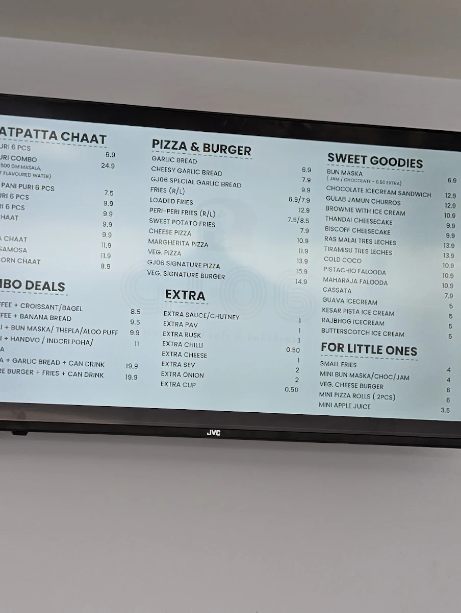 Menu, GJ06 ( The Magical 2D cafe & Bakehouse )
