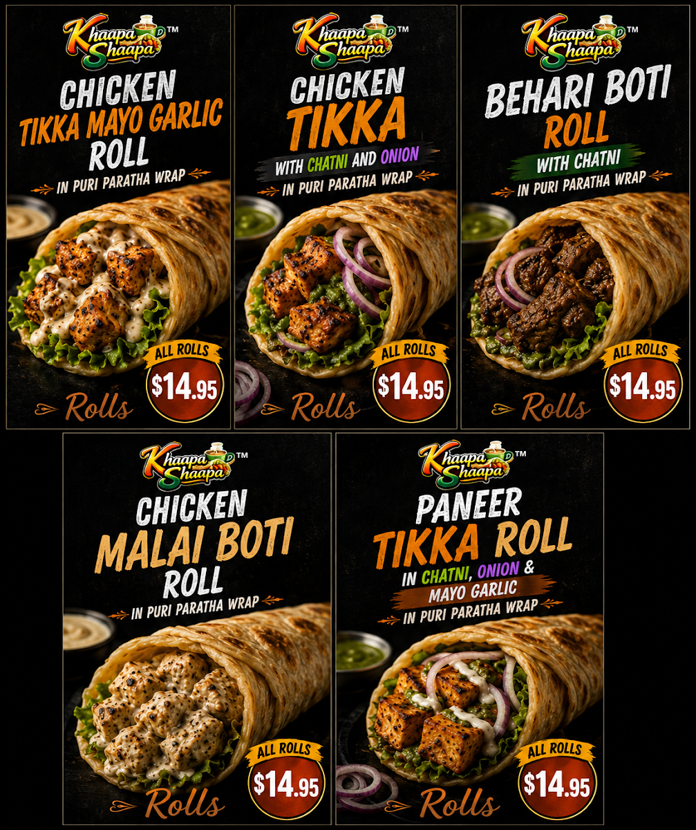 Menu, Khaapa Shaapa