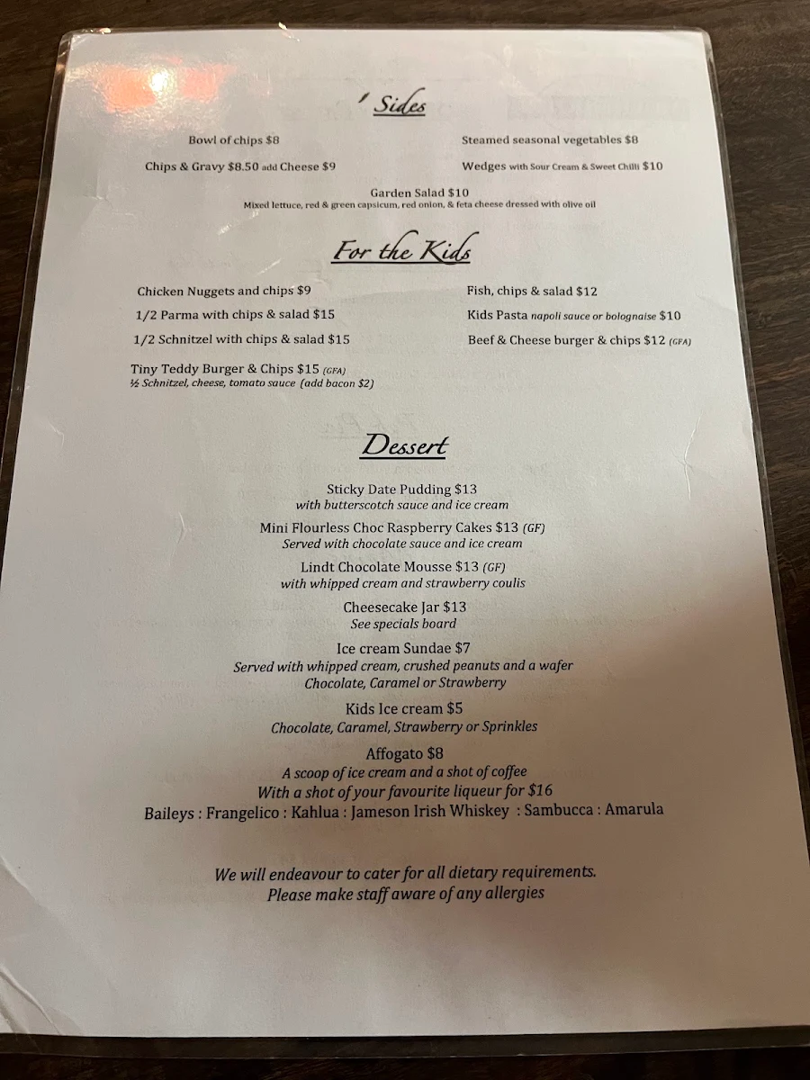 Menu photo 1
